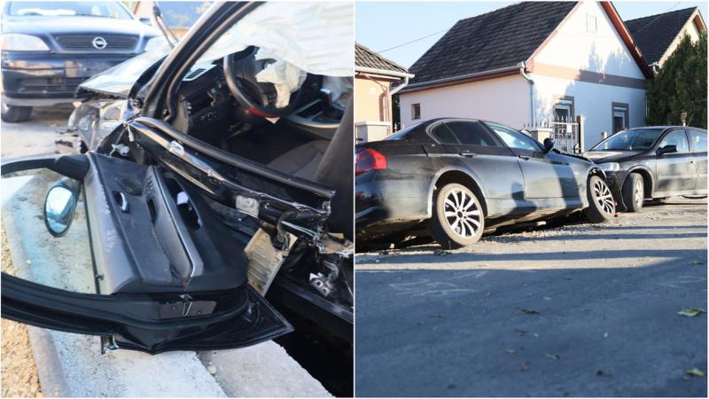 Újfehértón súlyos baleset történt, amely során egy nő súlyosan megsérült. A helyszínről készült friss fotók érkeztek, amelyek bemutatják a baleset következményeit.