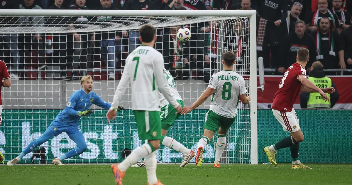 Súlyos dráma bontakozott ki: Parrott a 96. percben megfosztotta Írországot a világbajnoki álmoktól, hiszen a vendégek 3-2-es győzelmet arattak Budapesten.